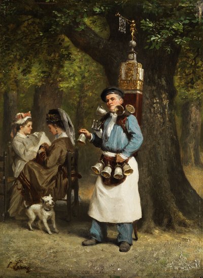 The Beverage Seller by Prudent Louis Leray